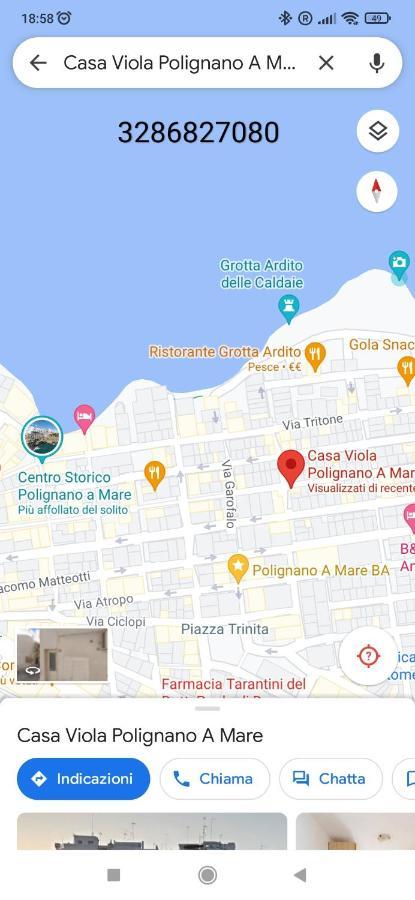 Apartament Casa Viola -Locazione Breve Polignano a Mare Zewnętrze zdjęcie